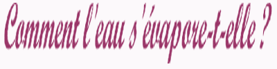 L'EAU RECOUVRE LES 3/4.. Sciences - Sciences de la Terre - 